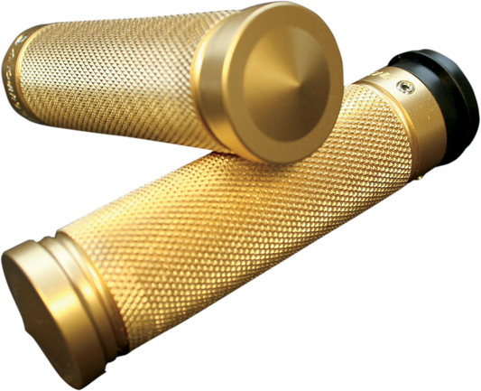 ACCUTRONIX Grips - Knurled - TBW - Brass GR101-K5