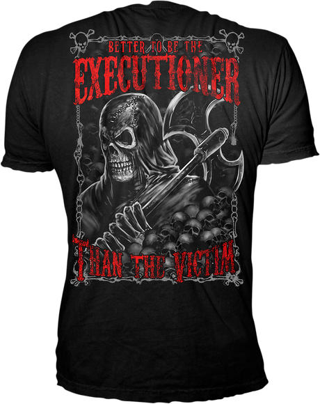 LETHAL THREAT Executioner T-Shirt - Black - 2XL LT20738XXL
