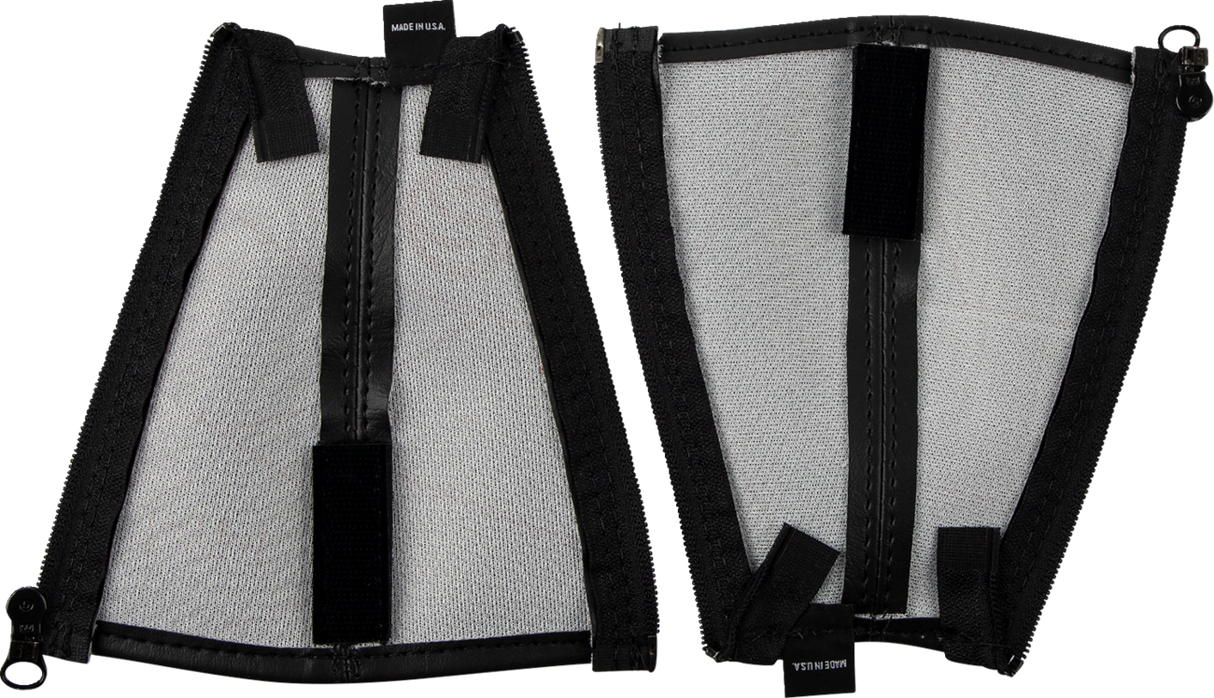 SHOW CHROME Seat Belt Covers - Black H44-5BK