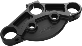 SLYFOX 49 mm Upper Triple Clamp - '14+ FLH - Black Anodized SF1000-2
