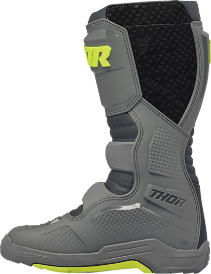 THOR Blitz XR Boots - Gray/Charcoal - Size 7 3410-3091