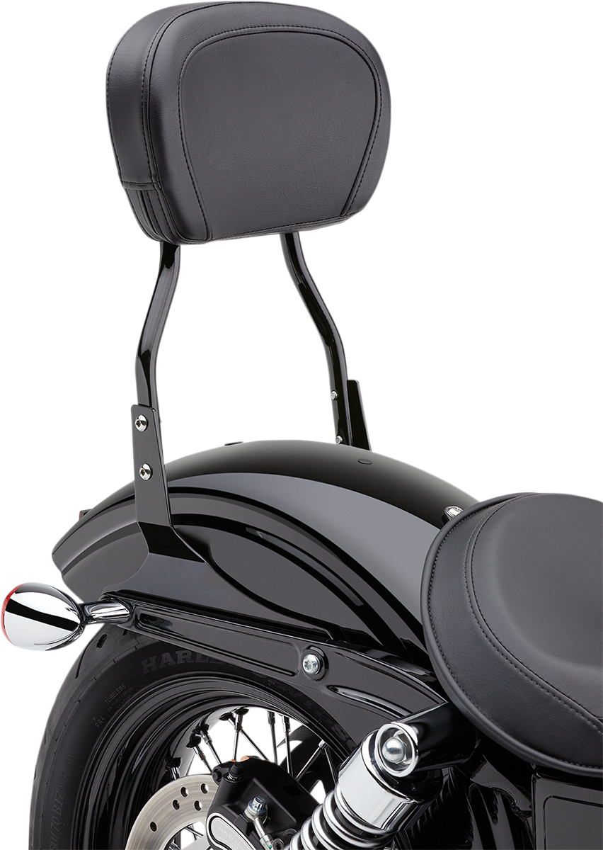 Respaldo redondo COBRA - Estándar - Negro - Softail 602-1301B 