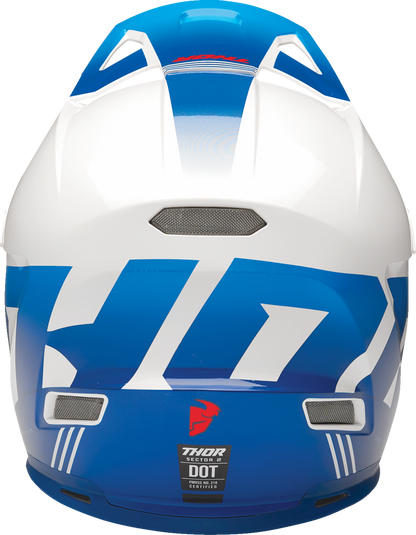 THOR Sector 2 Helmet - Carve - White/Blue - Small 0110-8130