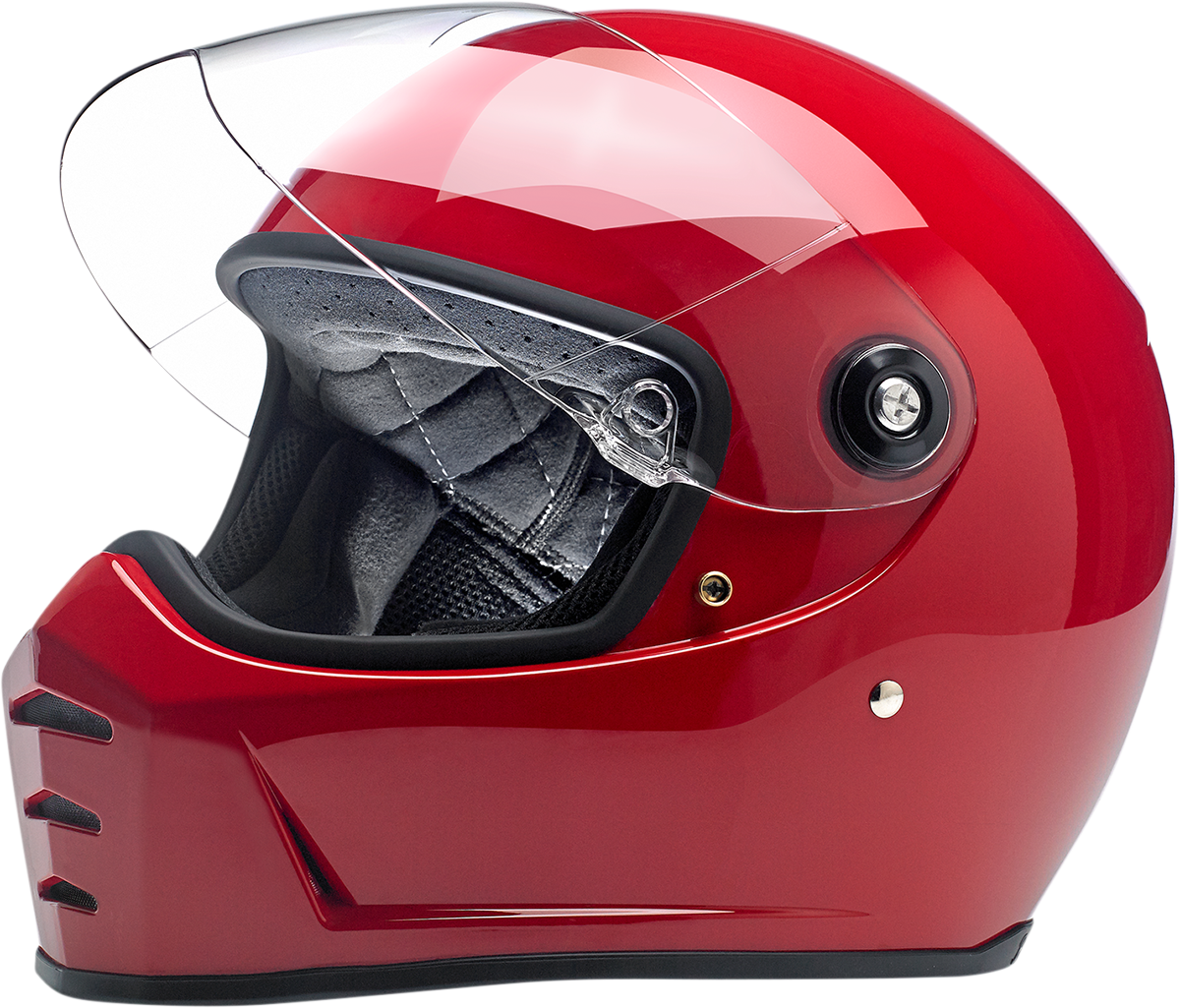 BILTWELL Lane Splitter Helmet - Gloss Blood Red - XS 1004-837-101