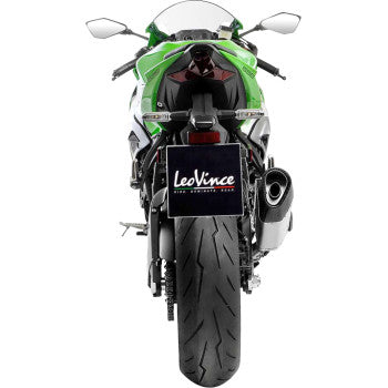 LEOVINCE LV-14 R Slip-On Muffler - Titanium - Kawasaki ZX-6R 15625TU
