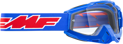 FMF PowerBomb Goggles - Rocket - Blue - Clear F-50036-00002 2601-2973