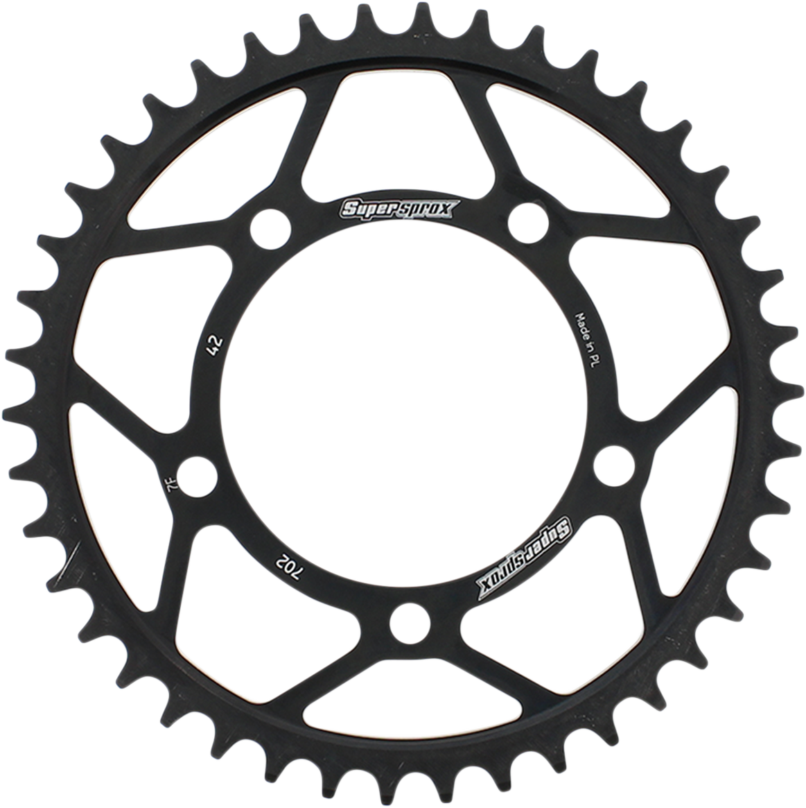 SUPERSPROX Rear Sprocket - 42 Tooth RFE-702-42-BLK