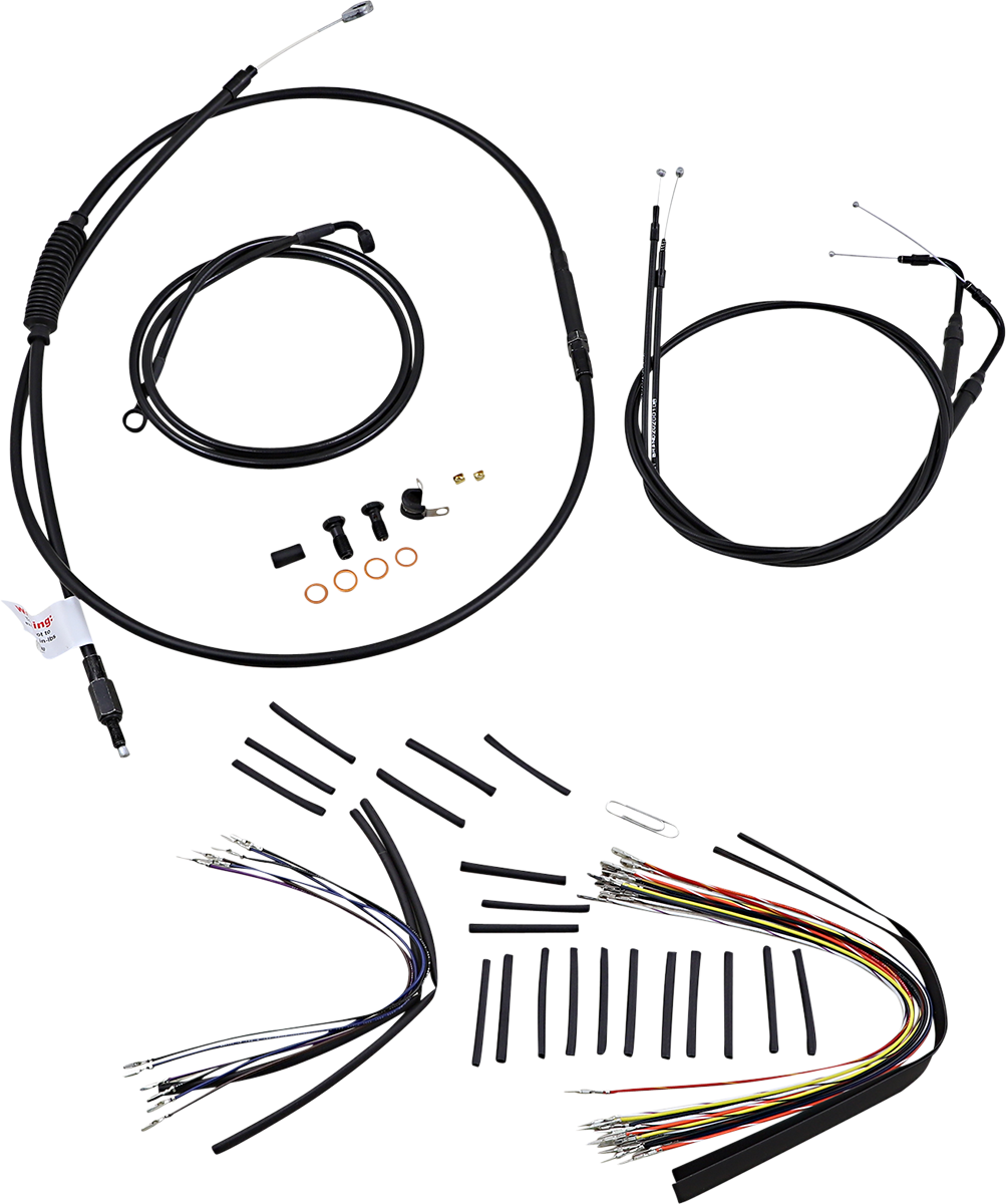 BURLY BRAND Control Kit - 16" Ape Hanger Handlebars B30-1014