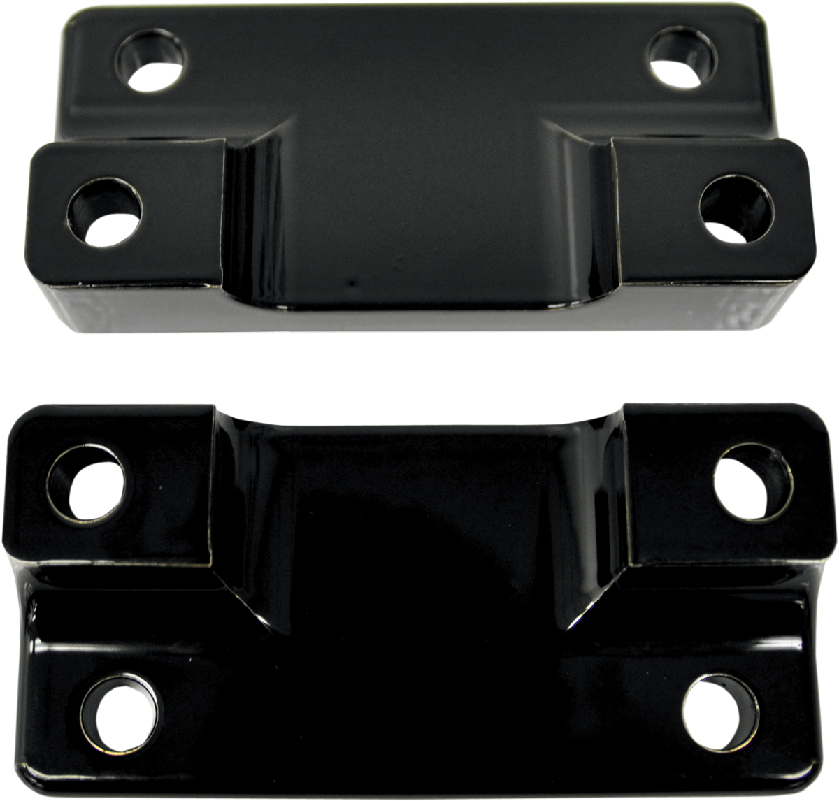 DRAG SPECIALTIES Adaptadores de guardabarros a horquilla - Negro brillante 1410-0064