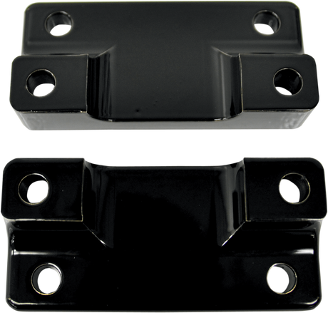 DRAG SPECIALTIES Fender-To-Fork Adapters - Gloss Black 1410-0064