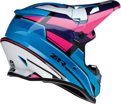 Z1R Rise Helmet - MC - Pink/Blue - 4XL 0110-7191