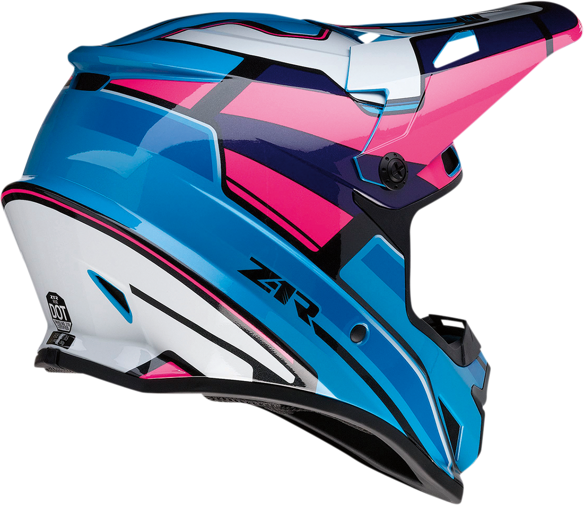 Z1R Rise Helmet - MC - Pink/Blue - Small 0110-7185