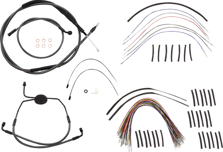 MAGNUM Handlebar Kit - Viking - 14" - Black Pearl 48830-414