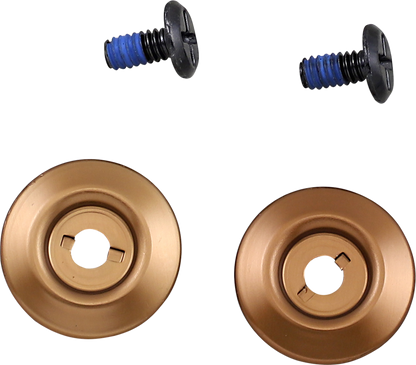 BILTWELL Gen 2 Hardware Kit - Black Screw - Bronze Baseplate 0034-150-63