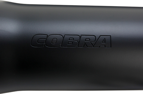COBRA 3" RPT Mufflers for '07-'17 Softail - Black 6053B