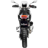 LEOVINCE - LV-14 Slip-On Muffler - Stainless Steel - Aprilia Tuareg 660 15626U 1811-4950