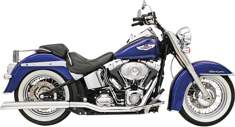 BASSANI XHAUST Tru Dual Exhaust - '86-'06 Softail SFT-211
