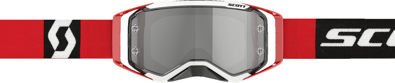 SCOTT Prospect Goggles - Red/Black - Silver Chrome Works 272821-1018269