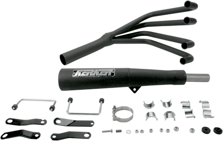KERKER 4:1 Megaphone Exhaust - Black KZ 650 /750 127-60650