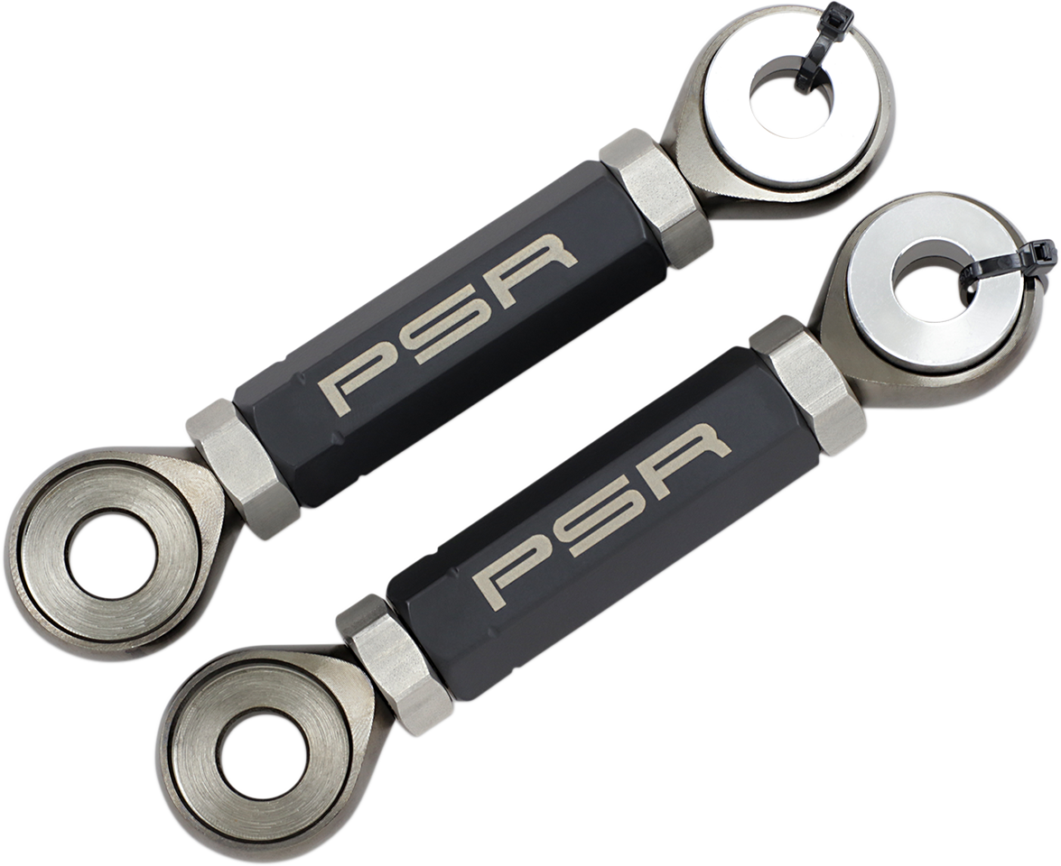 POWERSTANDS RACING Adjustable Lowering Link - Black 05-00767-22