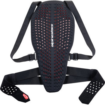 ALPINESTARS Nucleon Plasma Back Protector - Black/White/Red - Medium 6504325-123-M