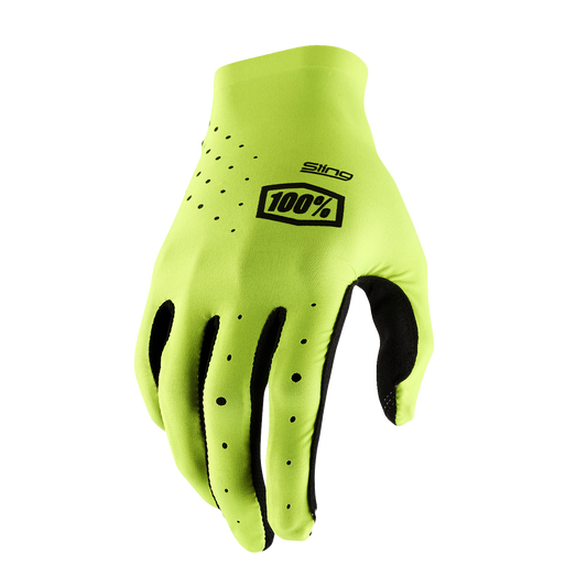 100% Sling MX Gloves - Fluorescent Yellow - Medium 10023-00006