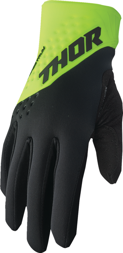 THOR Spectrum Cold Gloves - Acid/Black - Small 3330-7244