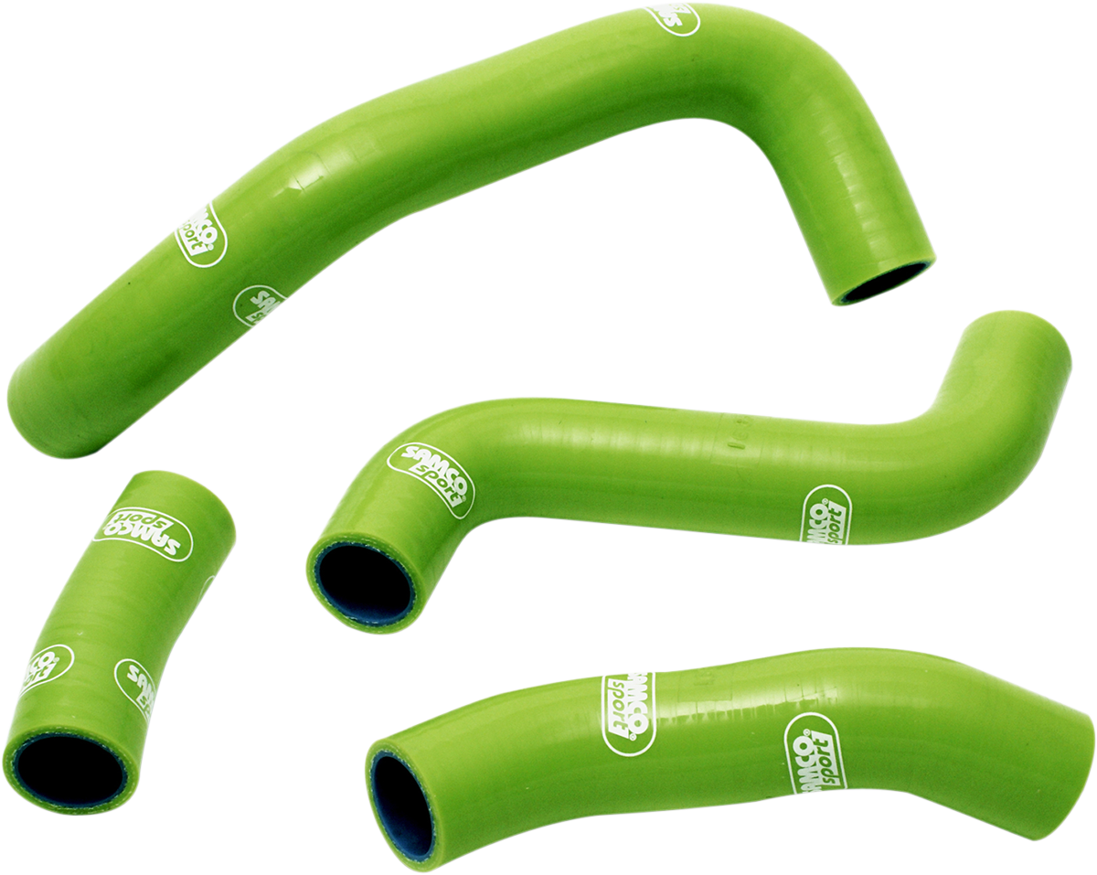 SAMCO SPORT Radiator Hose Kit - Green - Kawasaki KAW17-GN