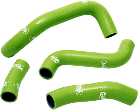 SAMCO SPORT Radiator Hose Kit - Green - Kawasaki KAW17-GN