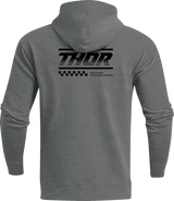 THOR Formula Zip-Up Fleece Sweatshirt - Heather Gunmetal - Medium 3050-6664