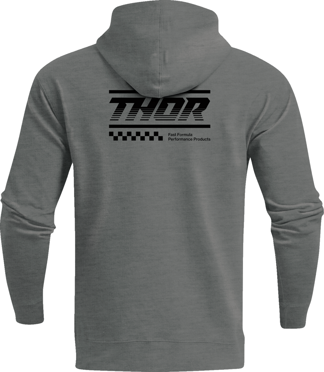 THOR Formula Zip-Up Fleece Sweatshirt - Heather Gunmetal - Large 3050-6665