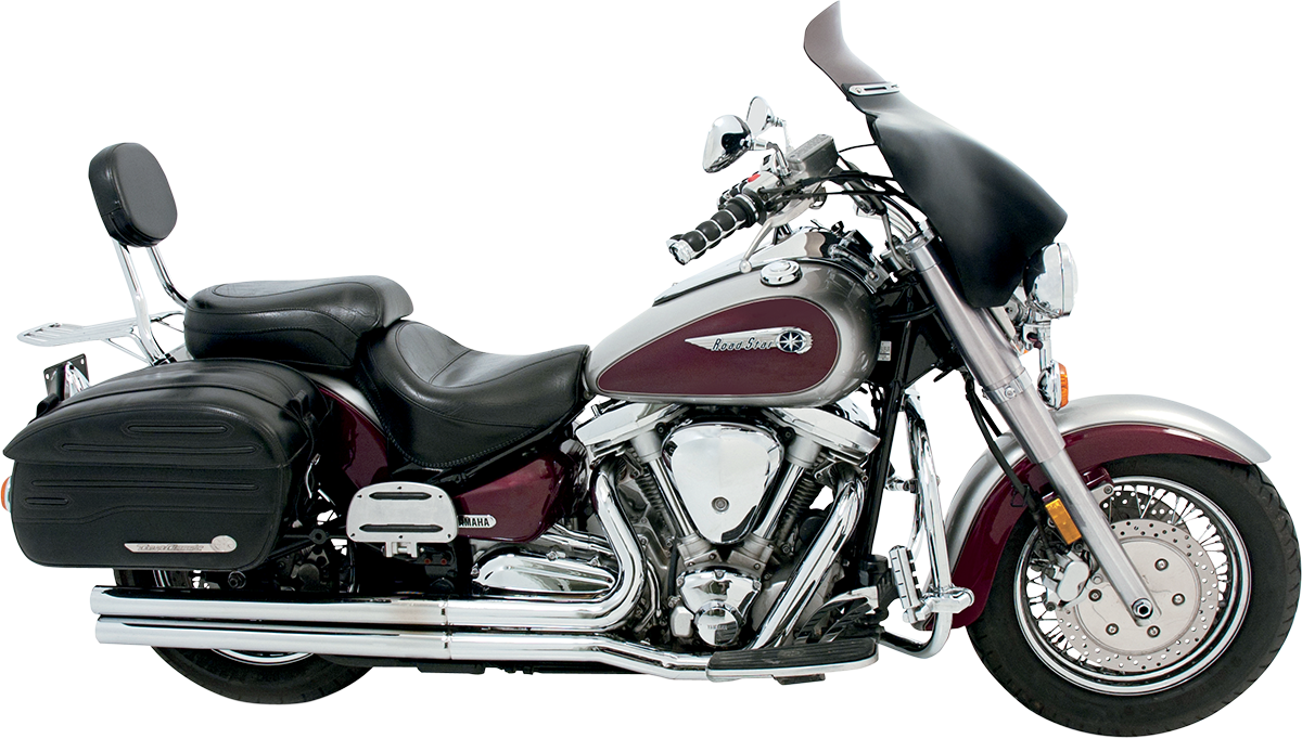 MEMPHIS SHADES Fairing Windshield Trim - Stainless Steel - Slotted - Slim MEM0923