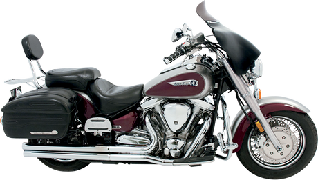 MEMPHIS SHADES Fairing Windshield Trim - Stainless Steel - Slotted - Slim MEM0923