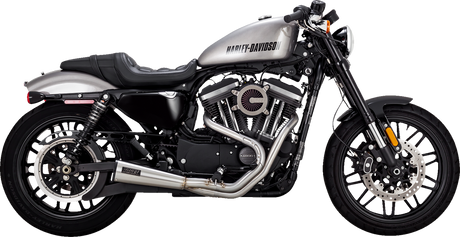 VANCE &amp; HINES Sistema de escape ascendente 2 en 1 - Cepillado - Acero inoxidable 27327 