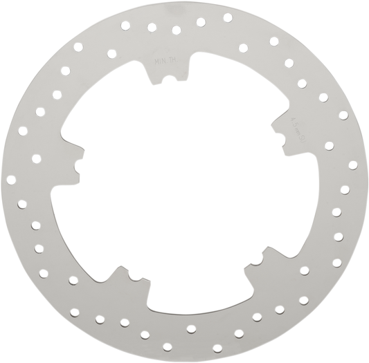 DRAG SPECIALTIES Drilled Brake Rotor - Front - 11.8" - Dyna/V-Rod B06-0198ASP