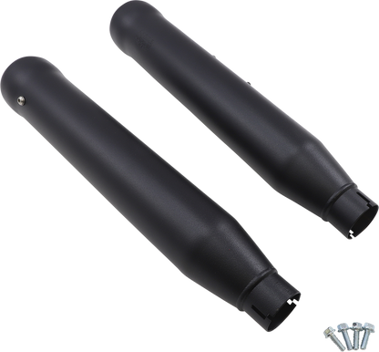 COBRA Neighbor Hater Mufflers for Softail - Black 6047B