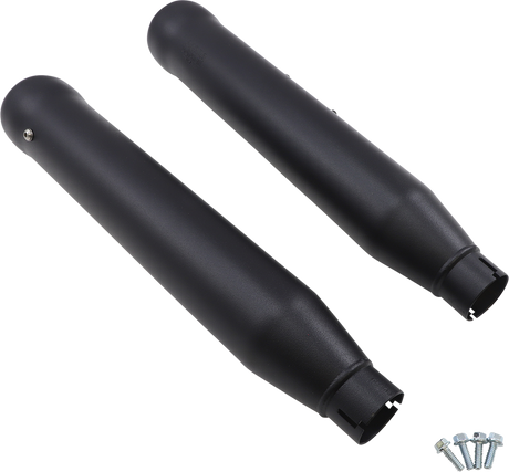 COBRA Neighbor Hater Mufflers for Softail - Black 6047B