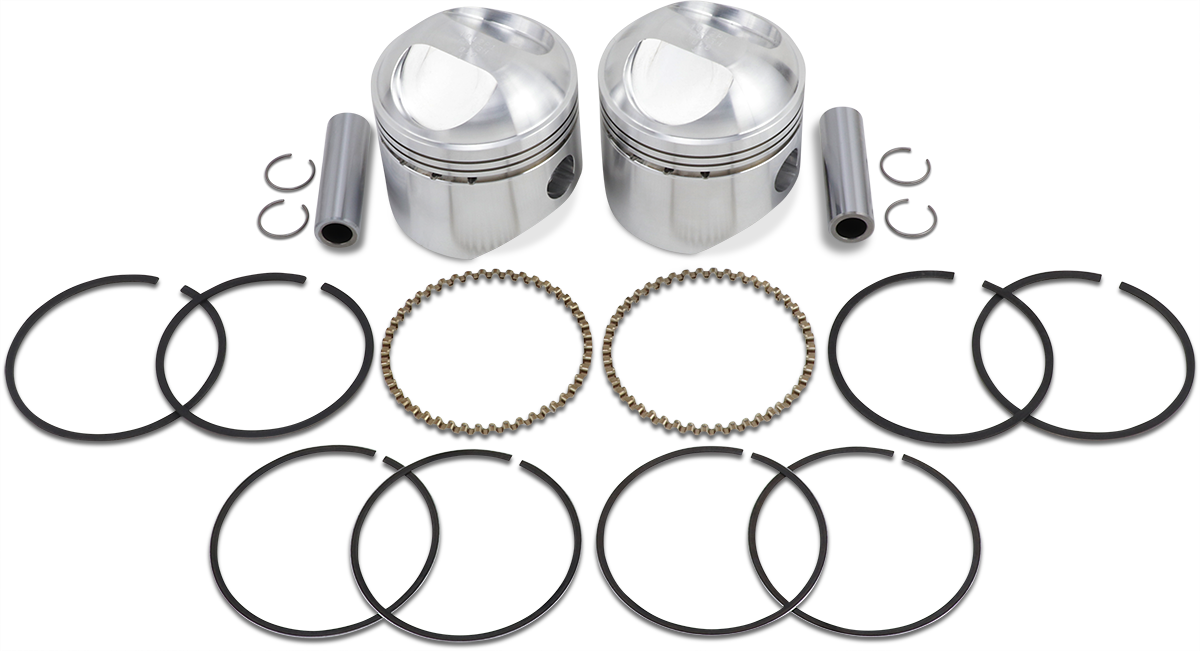 WISECO Piston Kit - .010 - 1948-1980 - Big Twin High-Performance K1606