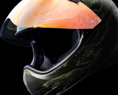 ICON Domain™ Helmet - Tiger's Blood - Green - Large 0101-14926