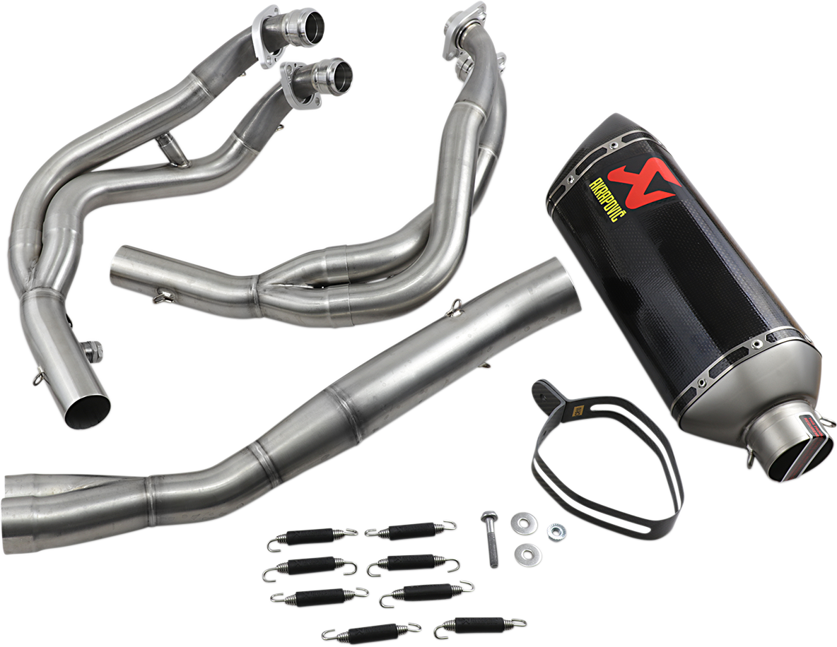 AKRAPOVIC Race Exhaust - Carbon Fiber Ninja ZX-6R 2009-2020 S-K6R11-RC 1810-2656