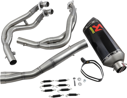 AKRAPOVIC Race Exhaust - Carbon Fiber Ninja ZX-6R 2009-2020 S-K6R11-RC 1810-2656