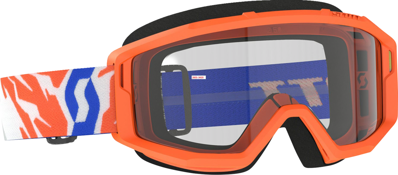 SCOTT Youth Primal Goggles - Orange - Clear 4030260036043