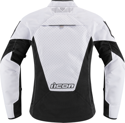 ICON Women's Mesh™ AF Jacket - White/Black - XL 2822-1494