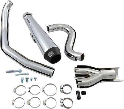 COBRA El Diablo Exhaust - Chrome - '88-'06 Softail 6485