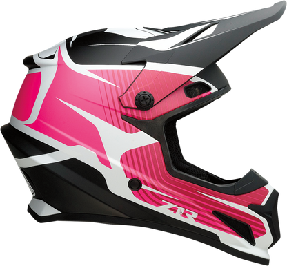 Z1R Rise Helmet - Flame - Pink - XS 0110-7256