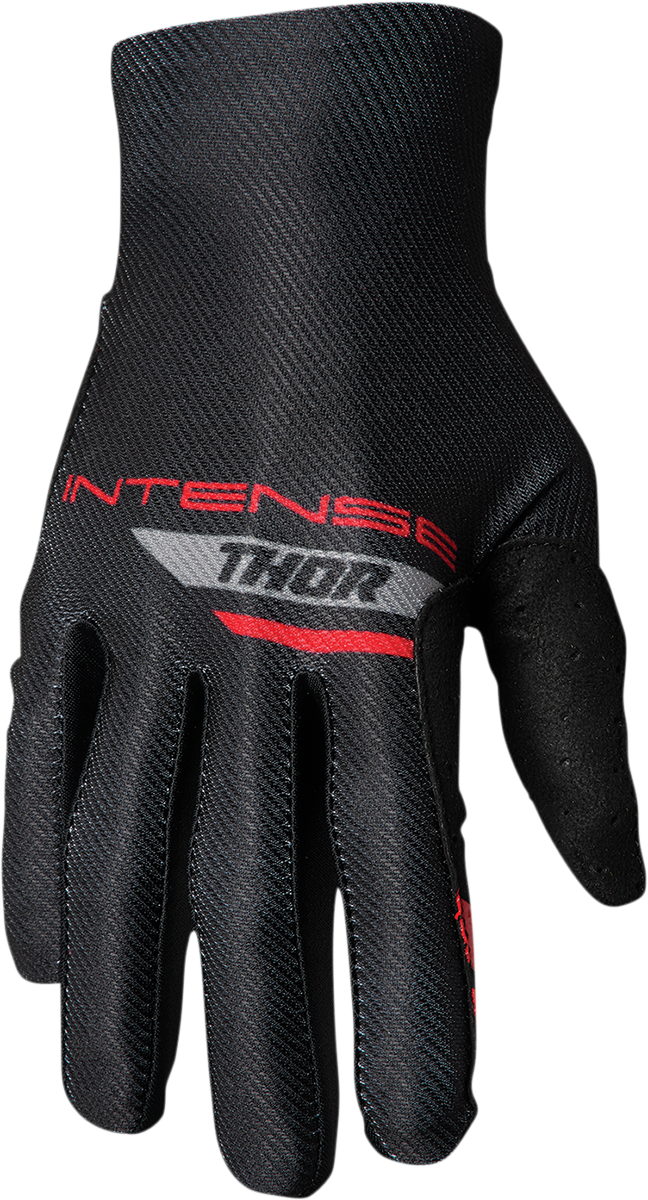 THOR Intense Team Gloves - Black/Red - Medium 3360-0040