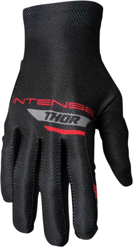 THOR Intense Team Gloves - Black/Red - Medium 3360-0040