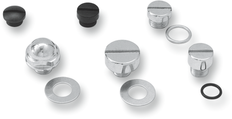 COLONY Relief Plug Chrome Big Twin 9605-2