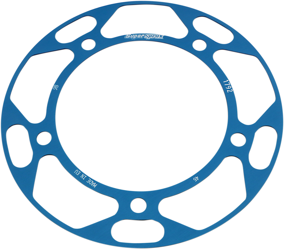 SUPERSPROX Edge Rear Sprocket Insert - Blue RACD1792-45-BLU