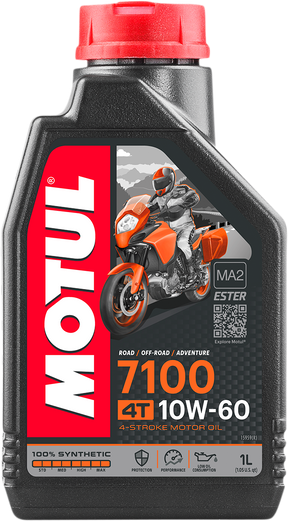MOTUL 7100 4T Synthetic Oil - 10W-60 - 1L 104100